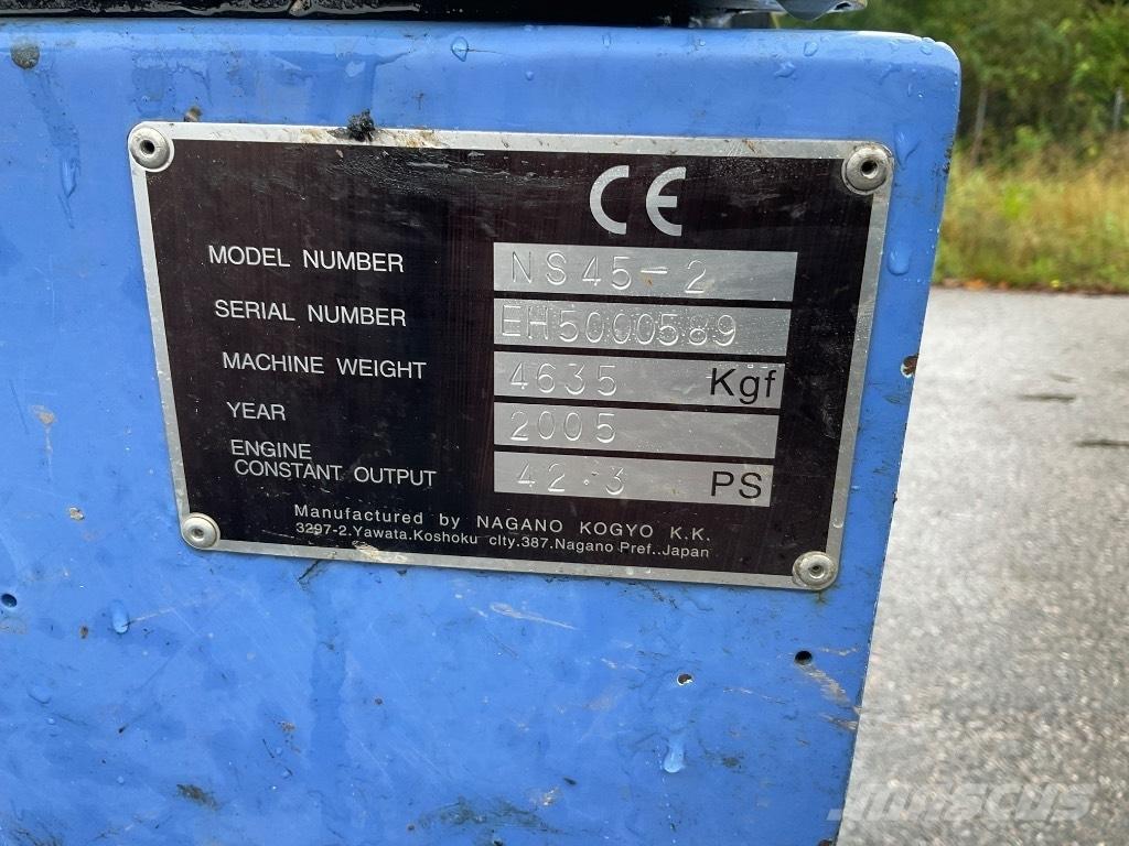 Nagano N50 Altri macchinari per caricamento e scavo