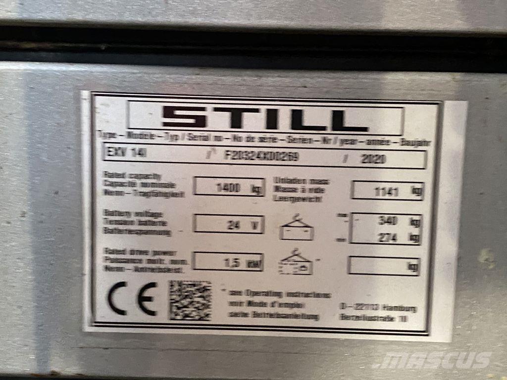 Still EXV14I Transpallet uomo a terra