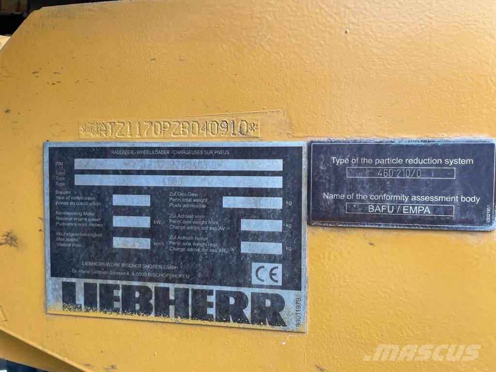 Liebherr L580 Pale gommate