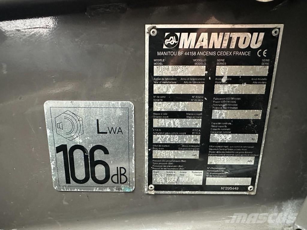 Manitou MT 1840 Sollevatori telescopici