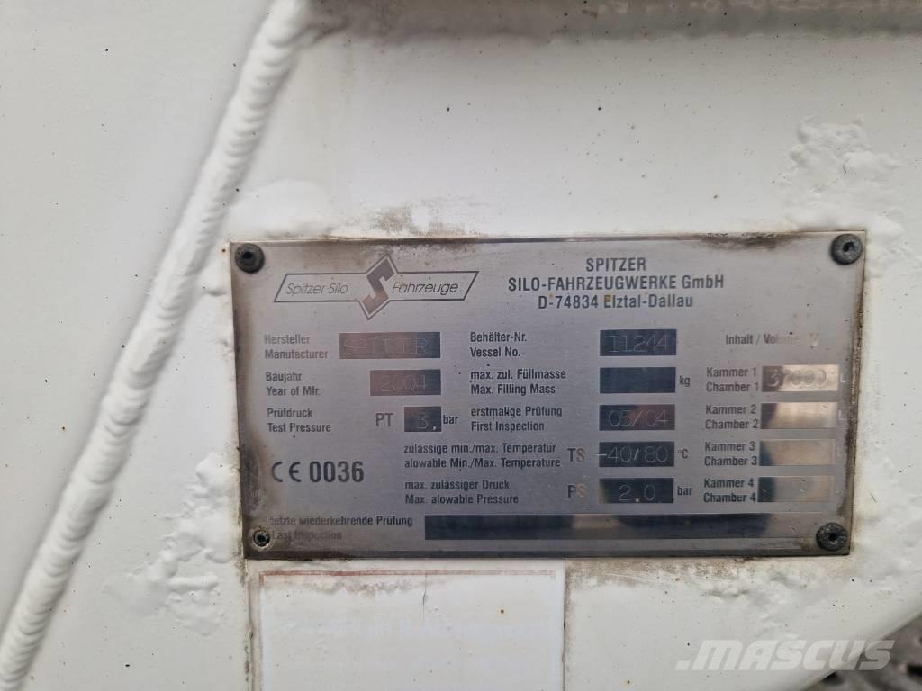 Spitzer SF 2737/2 P Semirimorchi cisterna