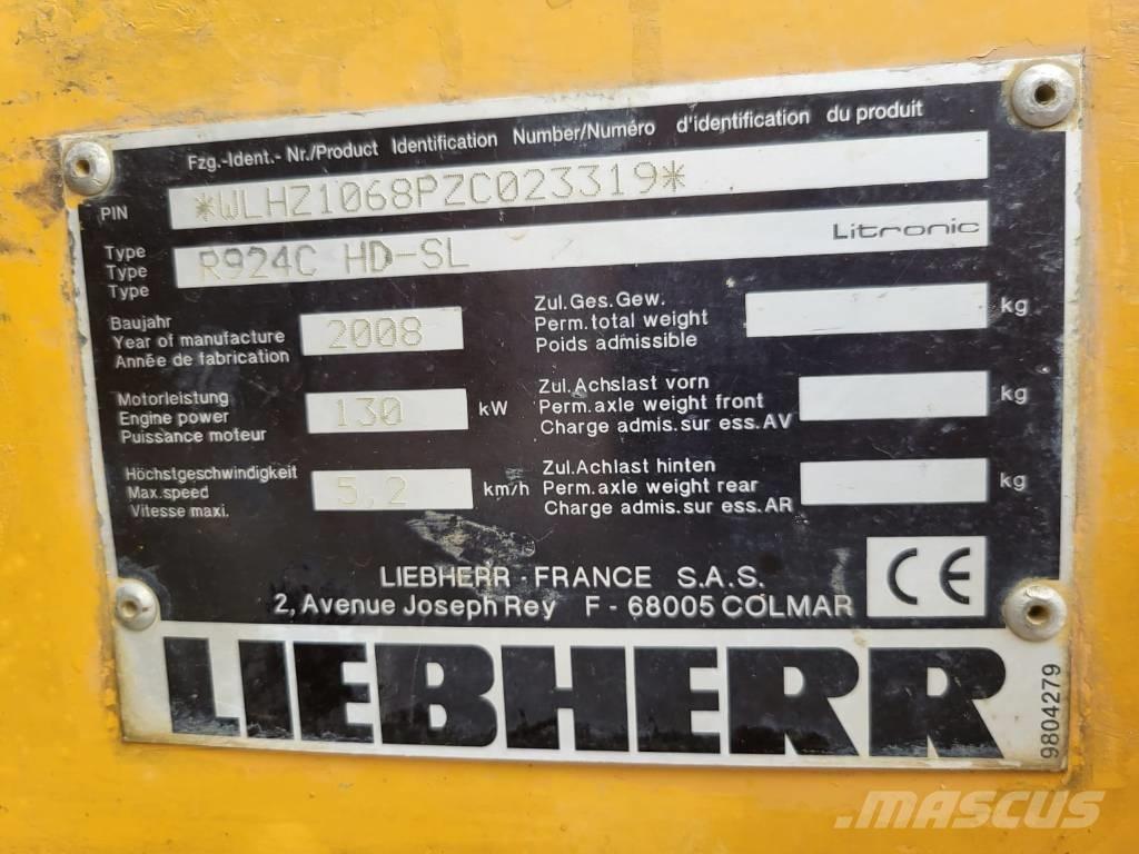 Liebherr R924 C SL Escavatori cingolati