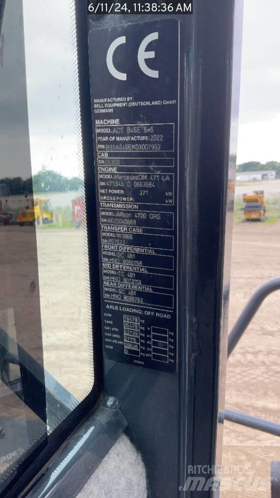 Bell B45E Dumpers articolati