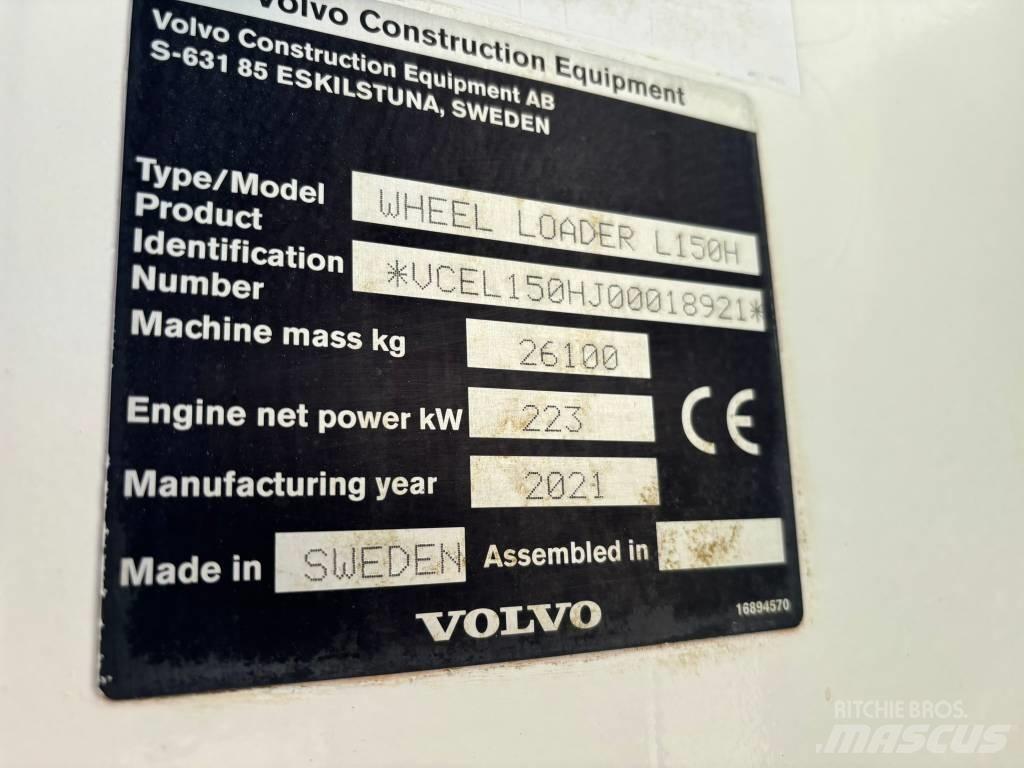 Volvo Radlader L150H Pale gommate