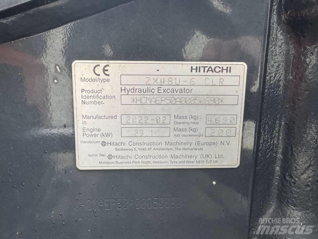 Hitachi ZX 48 U-6 Miniescavatori