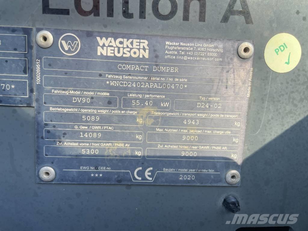 Wacker Neuson DV 90 Mini dumper