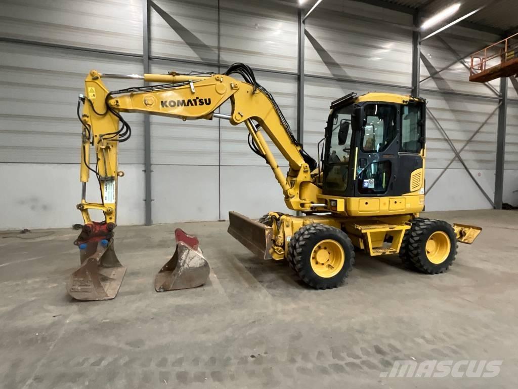 Komatsu PW 98 MR-8 Escavatori gommati