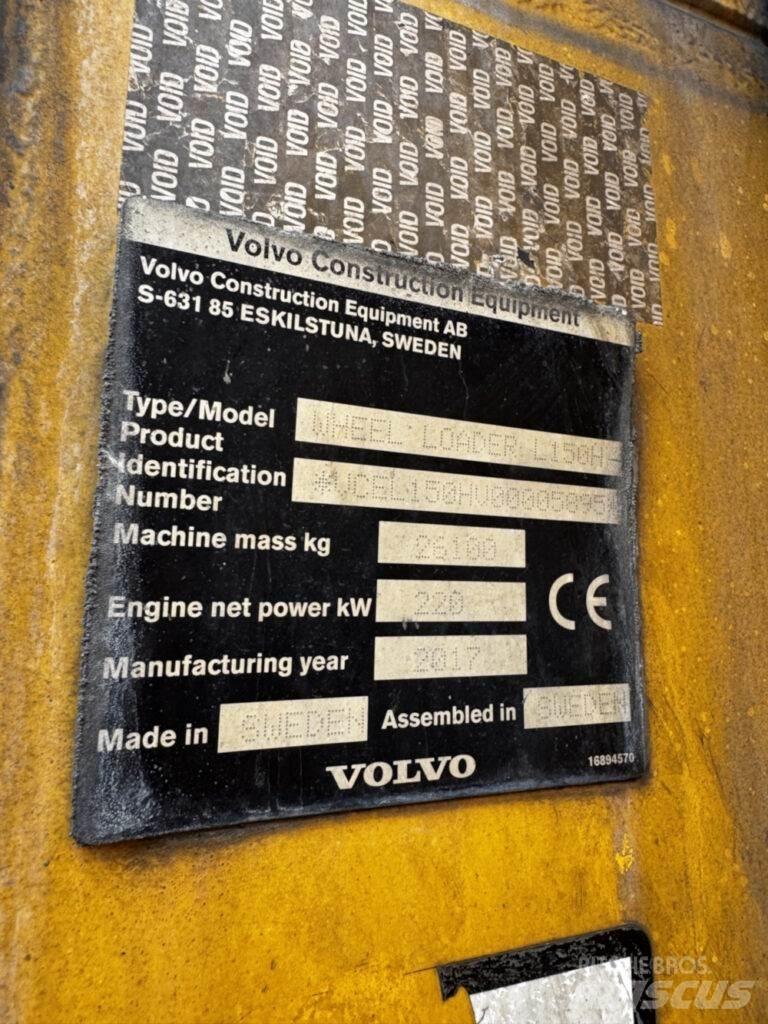 Volvo L150H Pale gommate