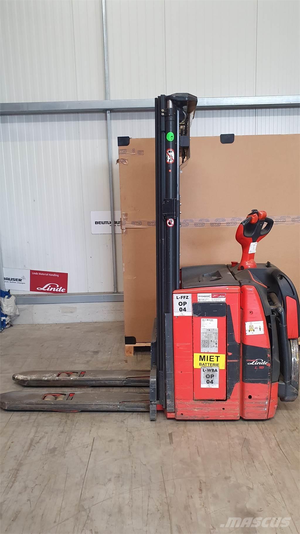 Linde L16AP Transpallet uomo a terra