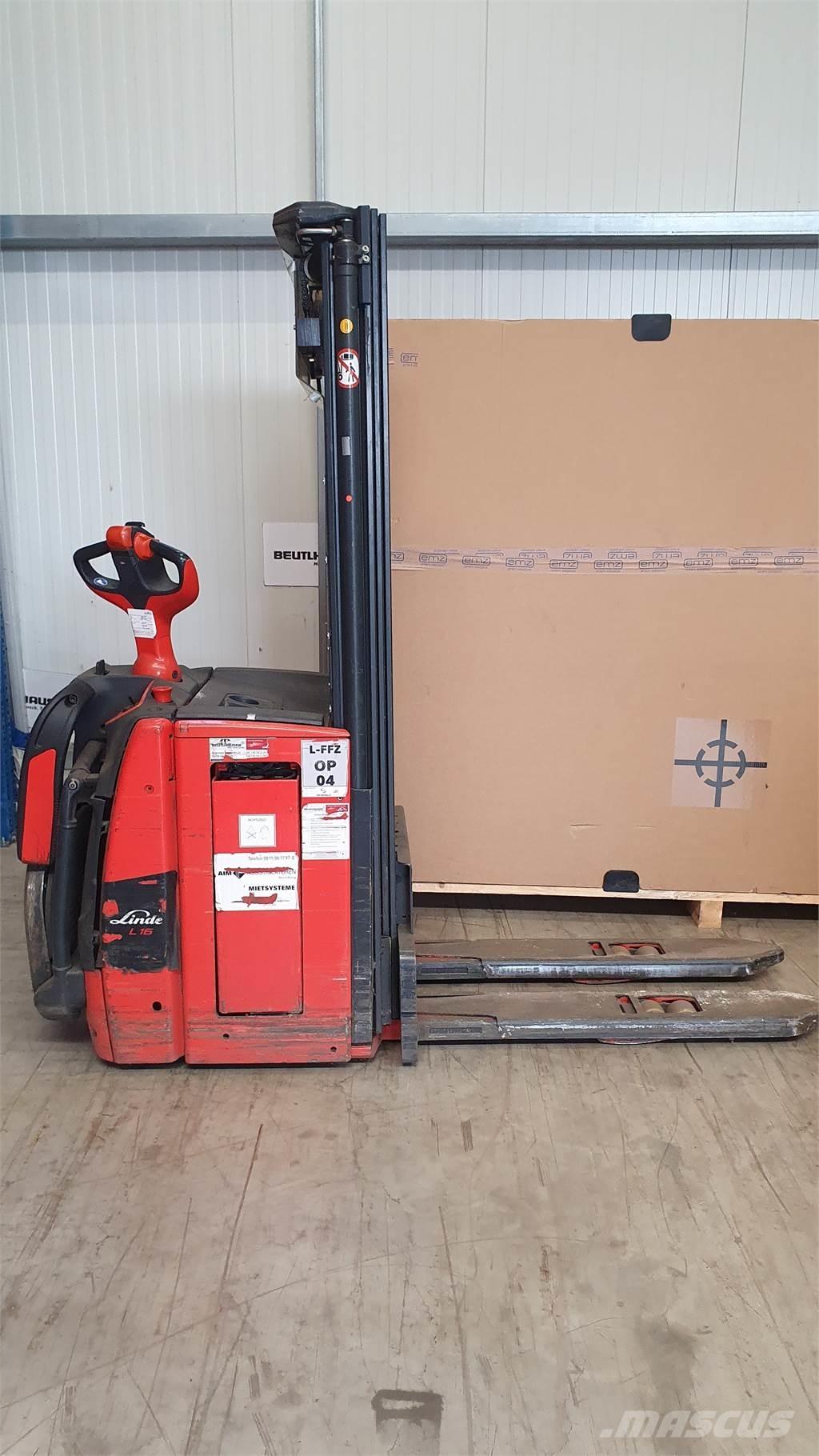 Linde L16AP Transpallet uomo a terra