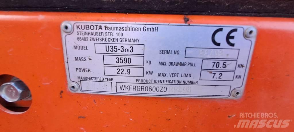 Kubota U35-3A3 Miniescavatori