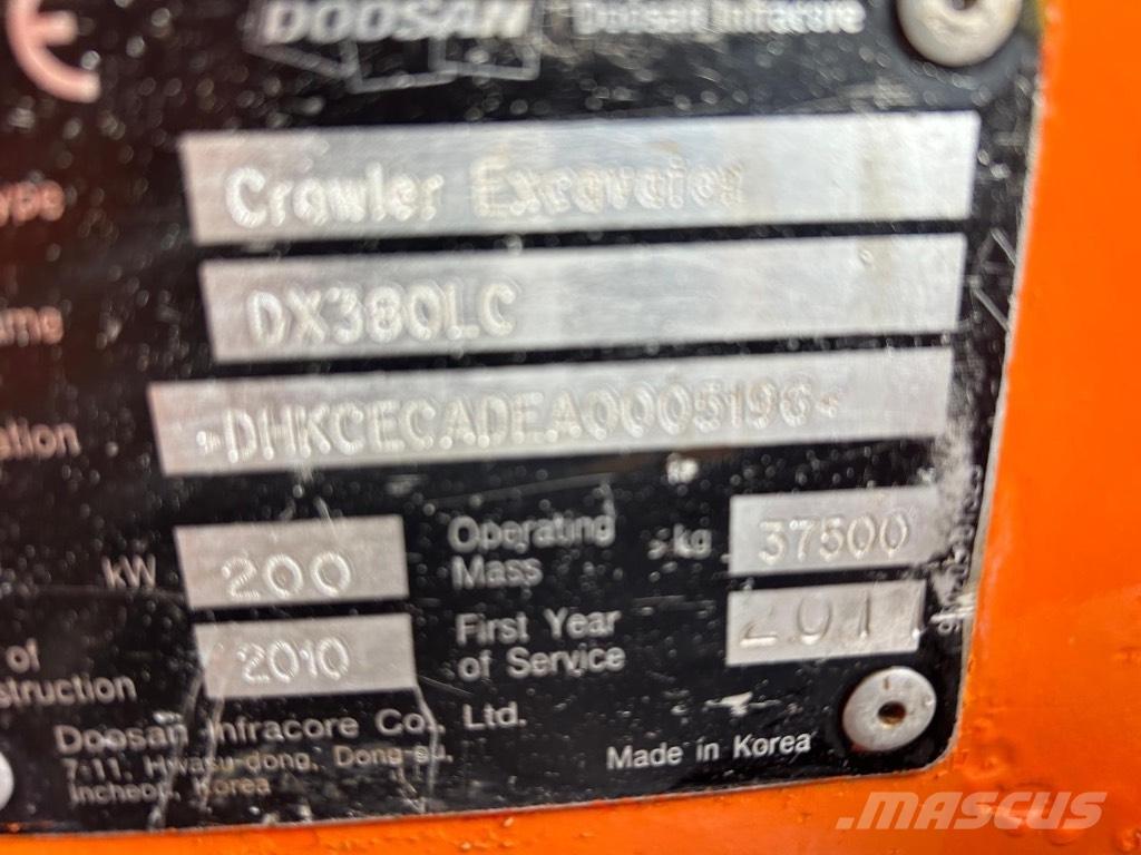 Doosan DX 380 LC Escavatori cingolati