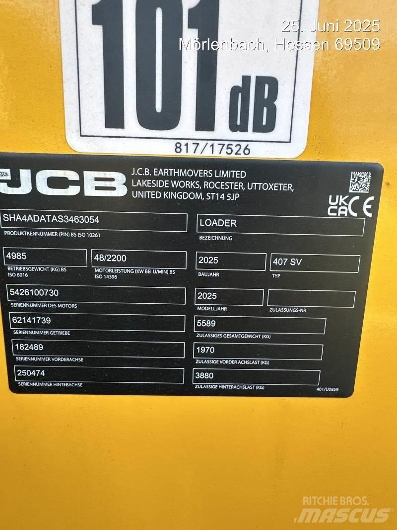 JCB 407 Pale gommate