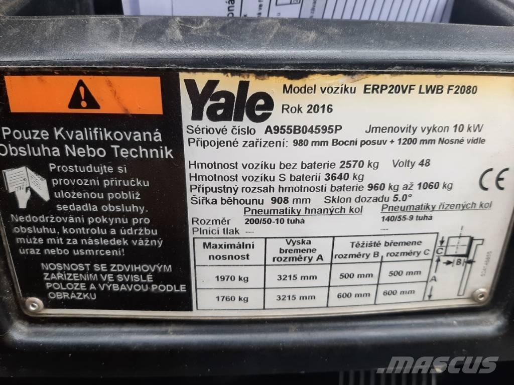 Yale ERP20VF LWB Carrelli elevatori elettrici
