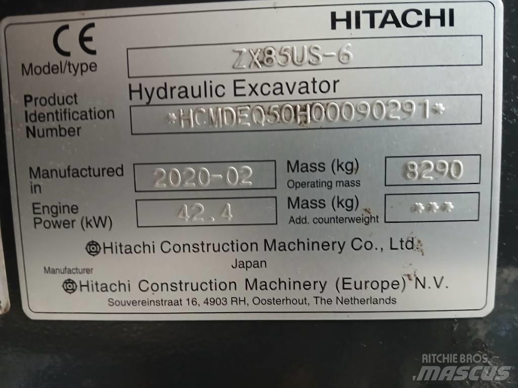 Hitachi ZX 85 US-6 Escavatori medi 7t - 12t