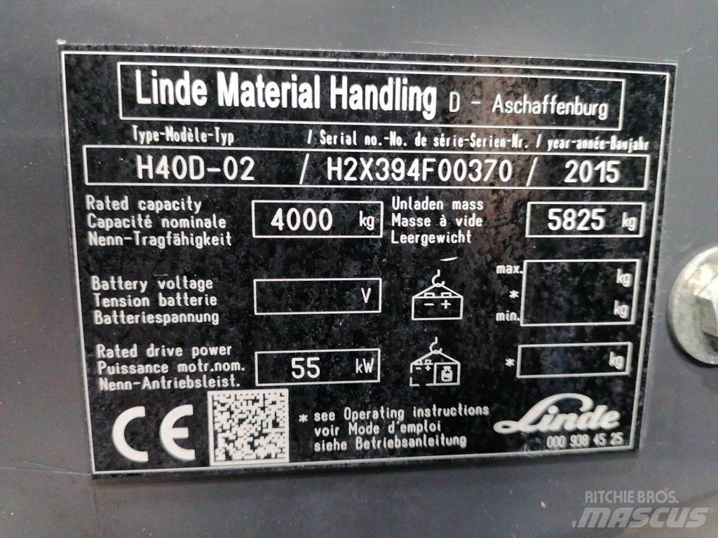 Linde H40D-02 Carrelli elevatori diesel