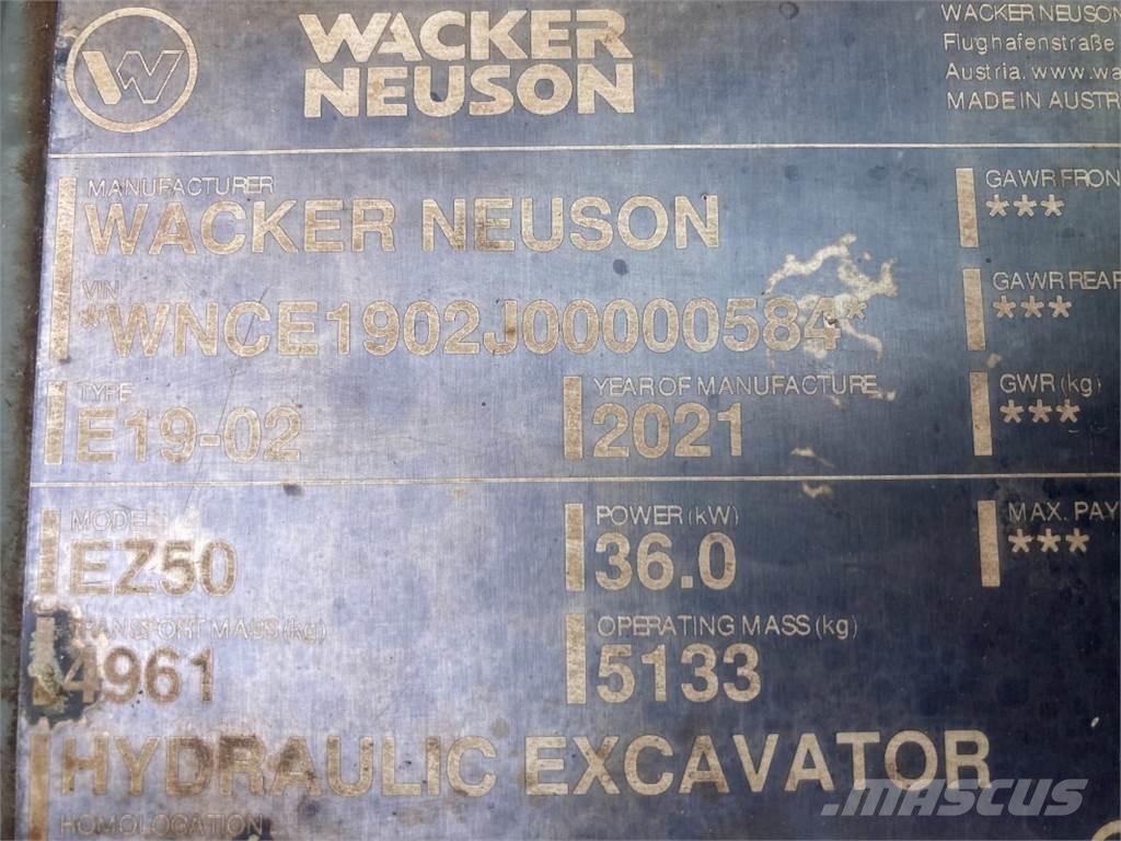 Wacker Neuson EZ50 Miniescavatori