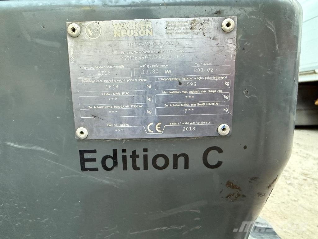 Wacker Neuson ET 16 Miniescavatori