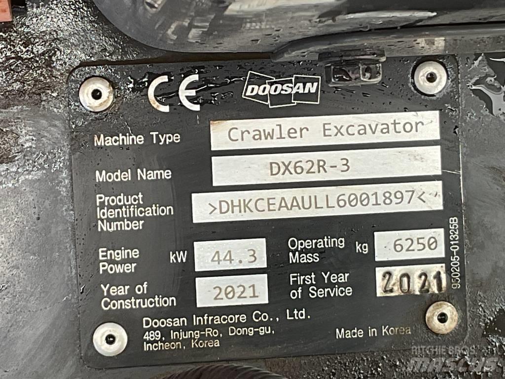 Doosan DX 62 R-3 Miniescavatori