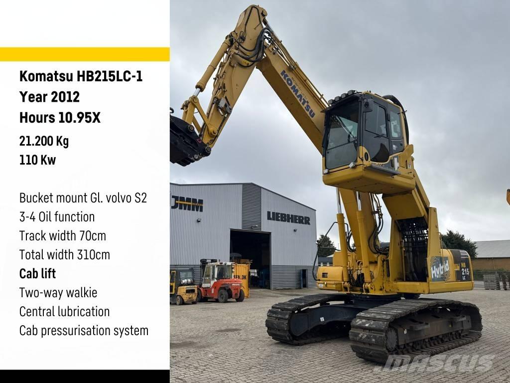 Komatsu HB215LC-1 Movimentazione rifiuti