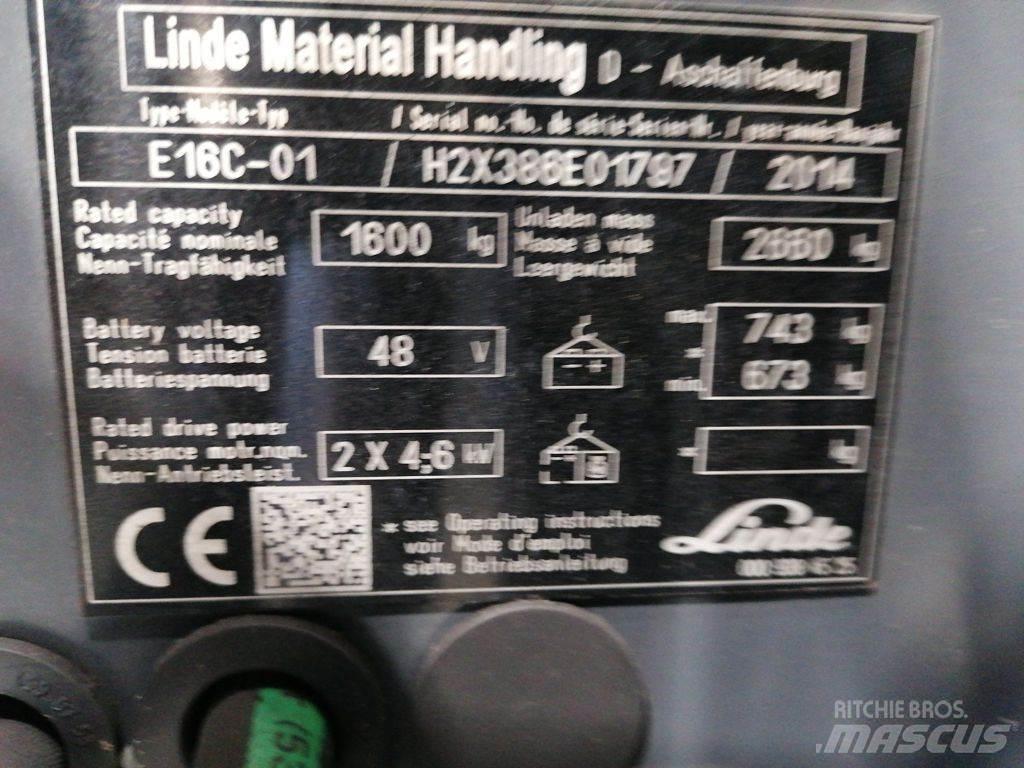 Linde E16C-01 Carrelli elevatori elettrici