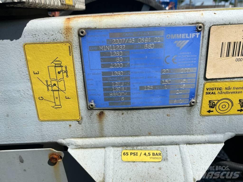 Omme Mini 12 EBJ Piattaforme aeree su rimorchio