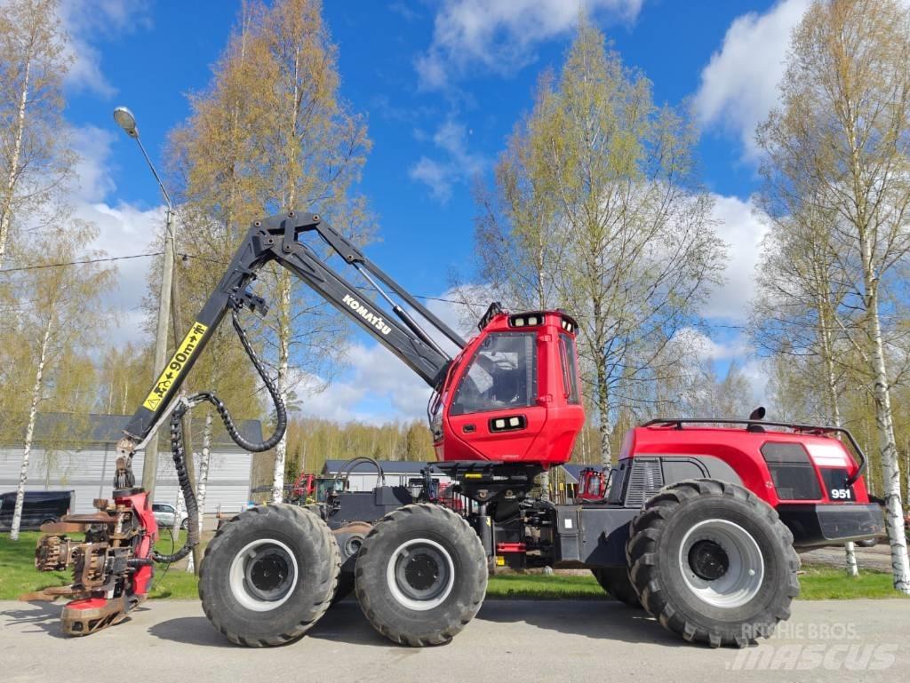 Komatsu 951 Abbattitrici, Disboscatrici