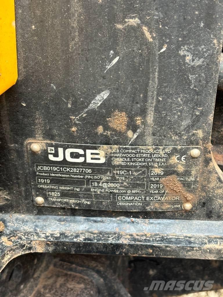 JCB 19 C-1 Miniescavatori