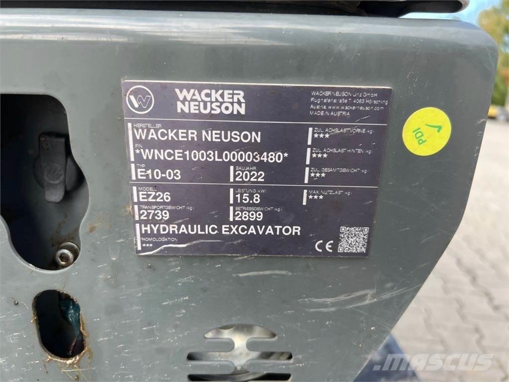 Wacker Neuson EZ26 Escavatori cingolati