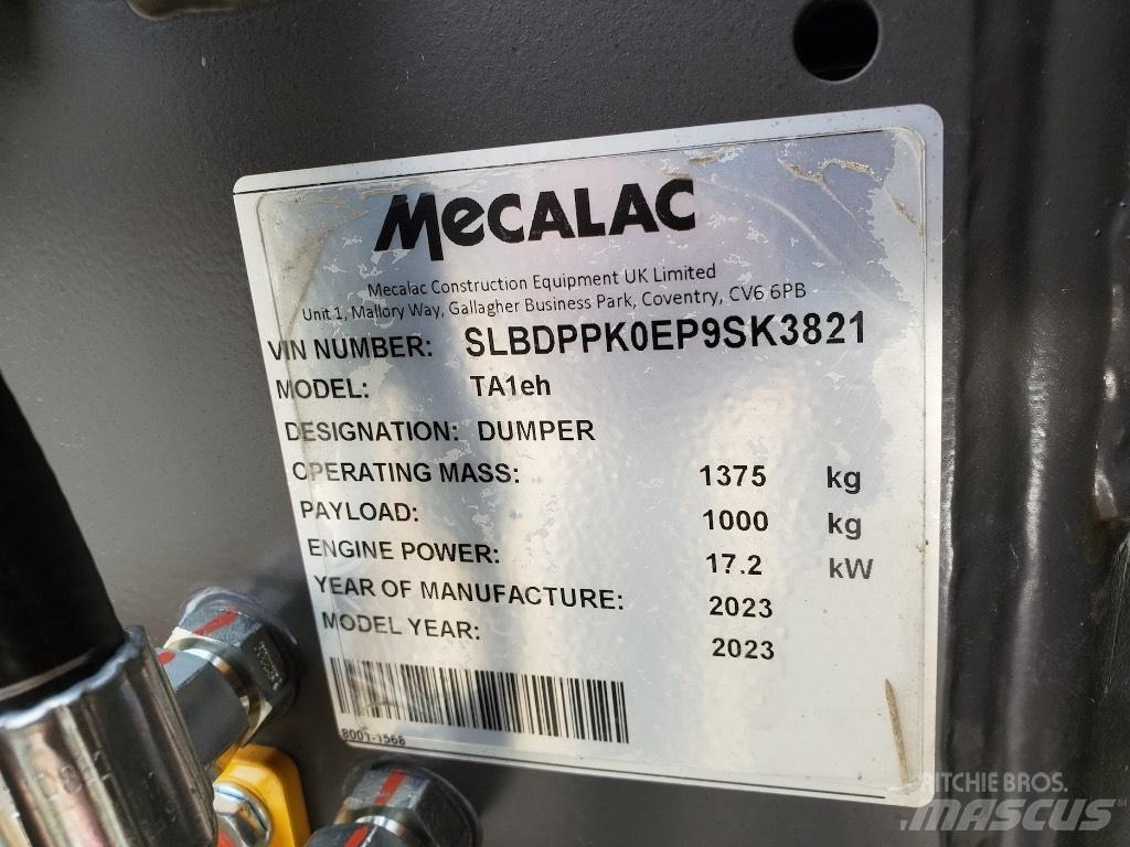 Mecalac TA1EH Mini dumper