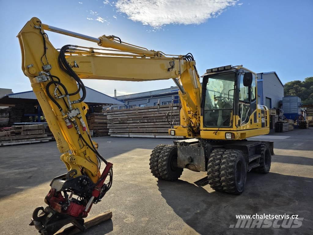 Komatsu PW 160 Escavatori gommati