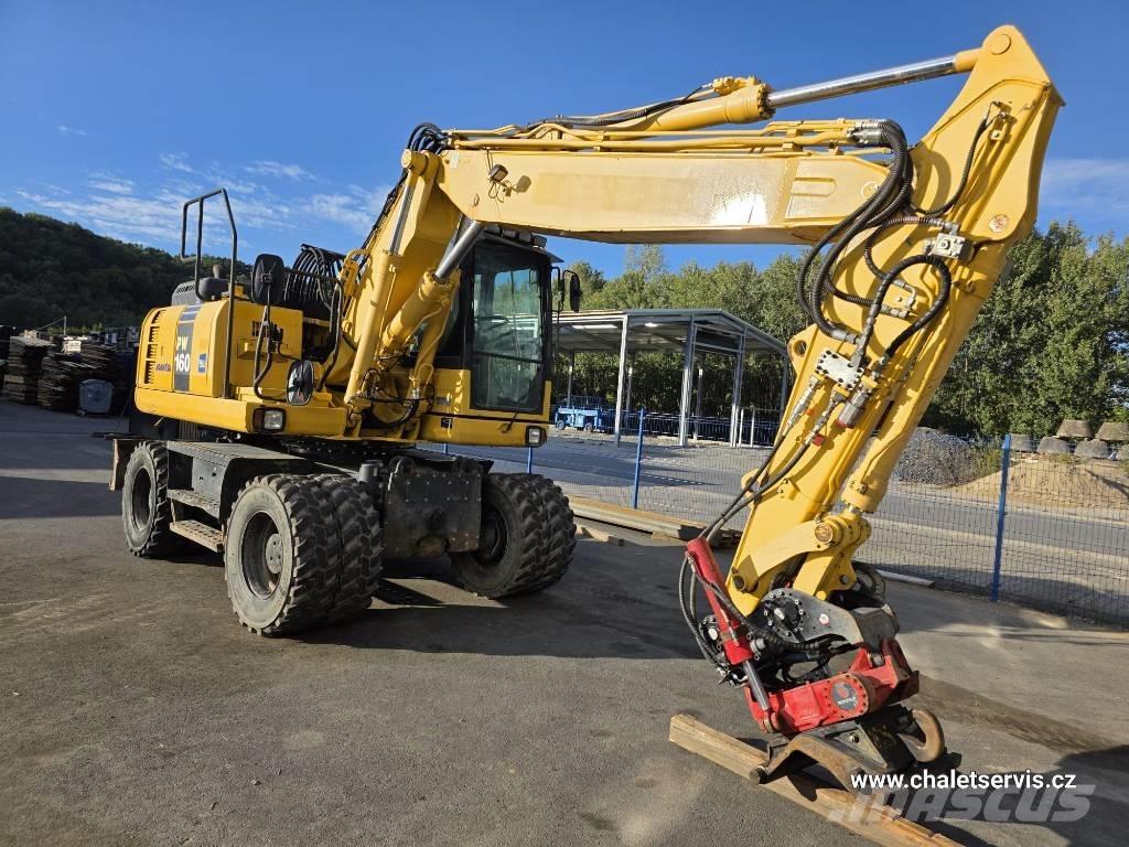 Komatsu PW 160 Escavatori gommati