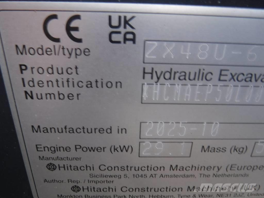 Hitachi ZX 48 U-6 Miniescavatori