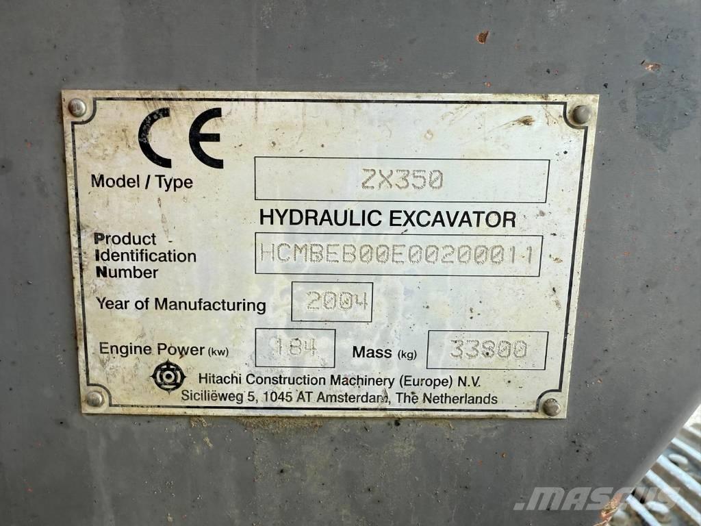 Hitachi ZX 350 Escavatori cingolati