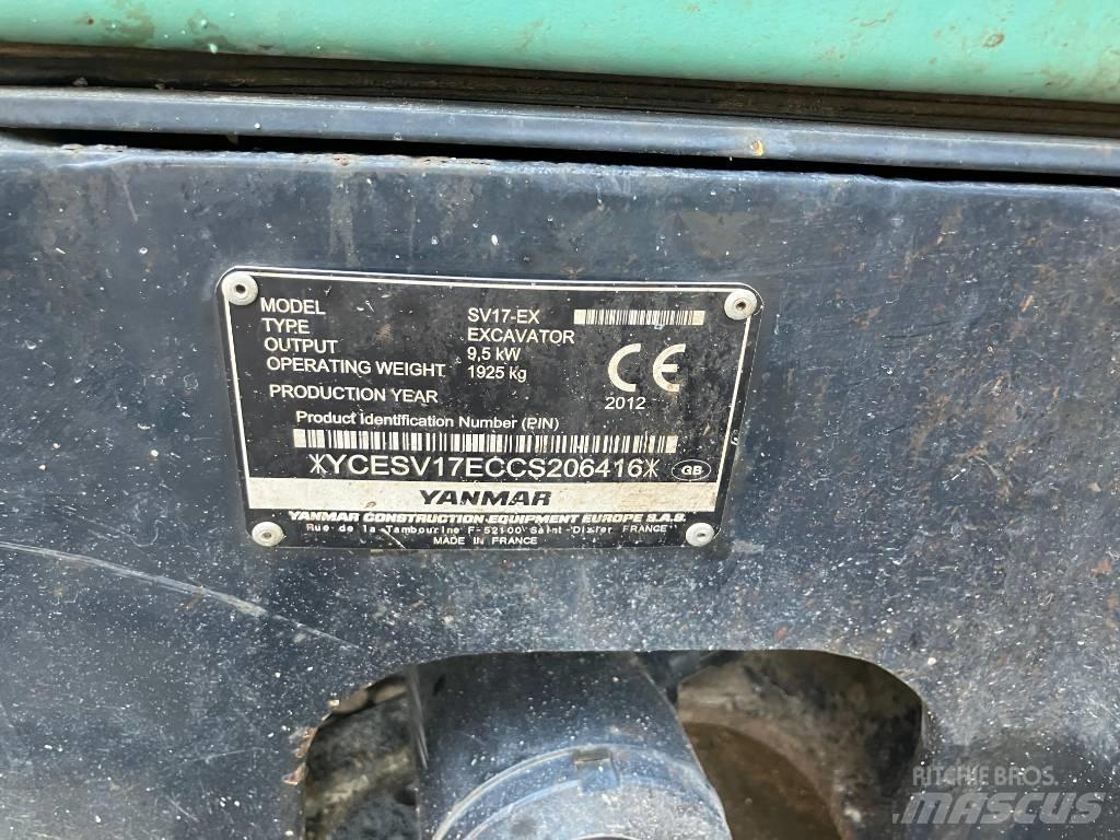 Yanmar SV 17 EX Miniescavatori