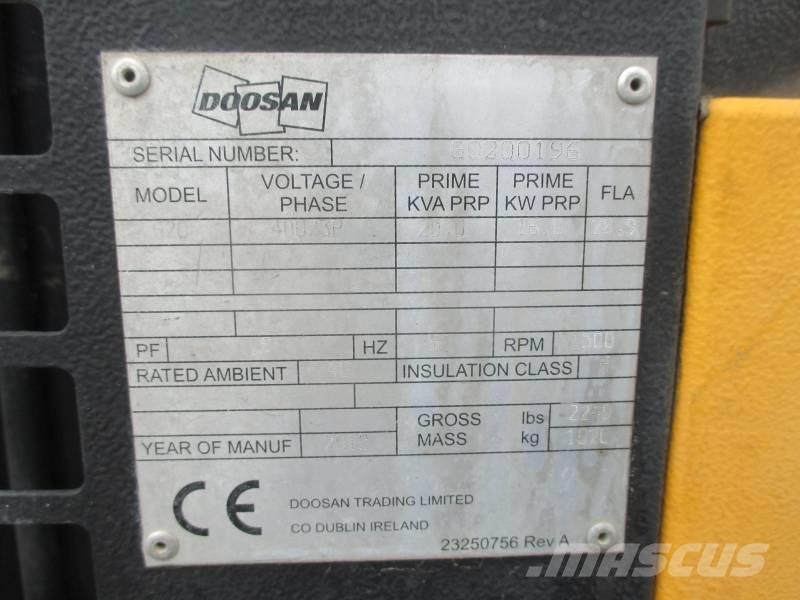 Doosan G 20 Generatori diesel