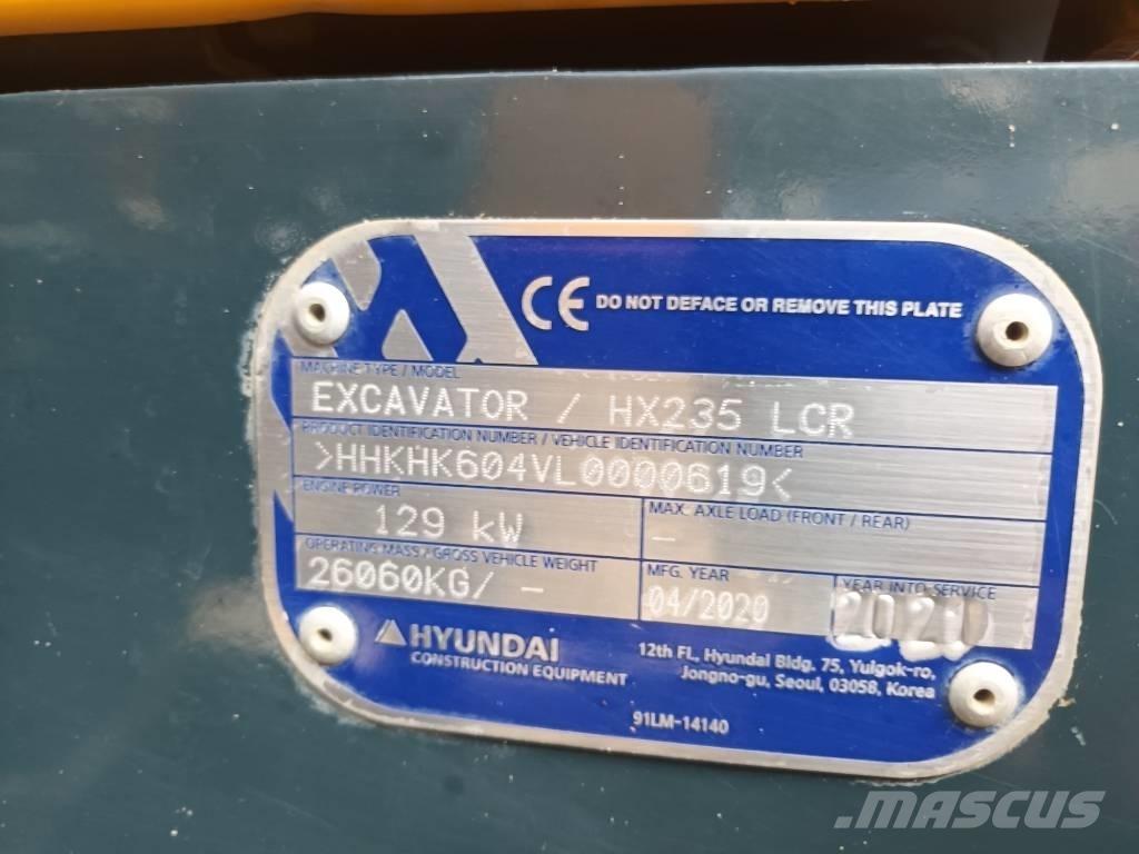 Hyundai HX 235 LCR Escavatori cingolati