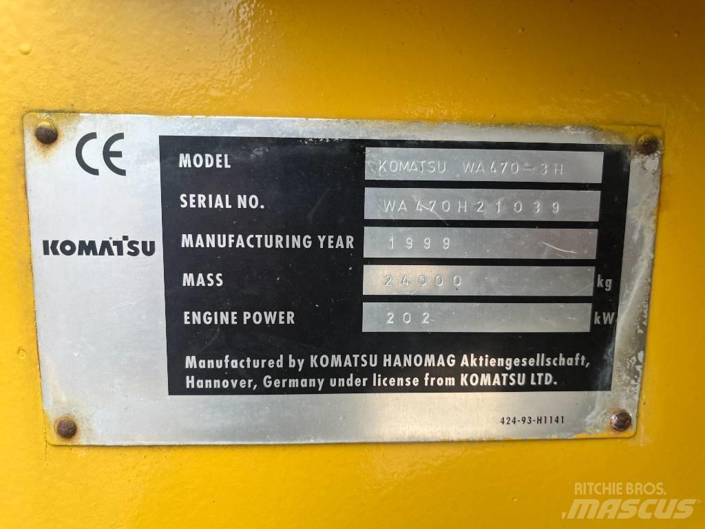 Komatsu WA 470-3H Pale gommate