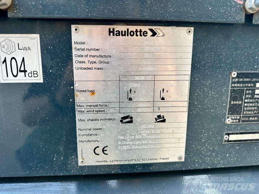 Haulotte HA16RTJ Piattaforme a braccio articolato