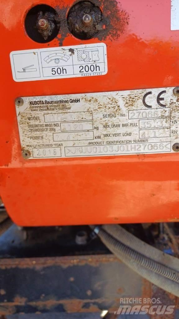 Kubota U10-3 Miniescavatori