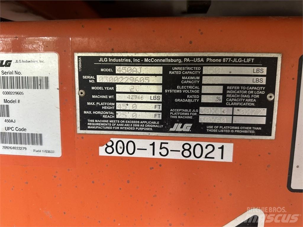 JLG 450 AJ Piattaforme a braccio articolato