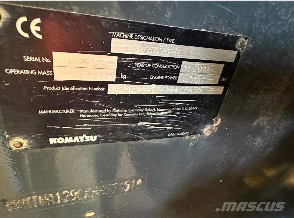 Komatsu WA 470-8 Pale gommate