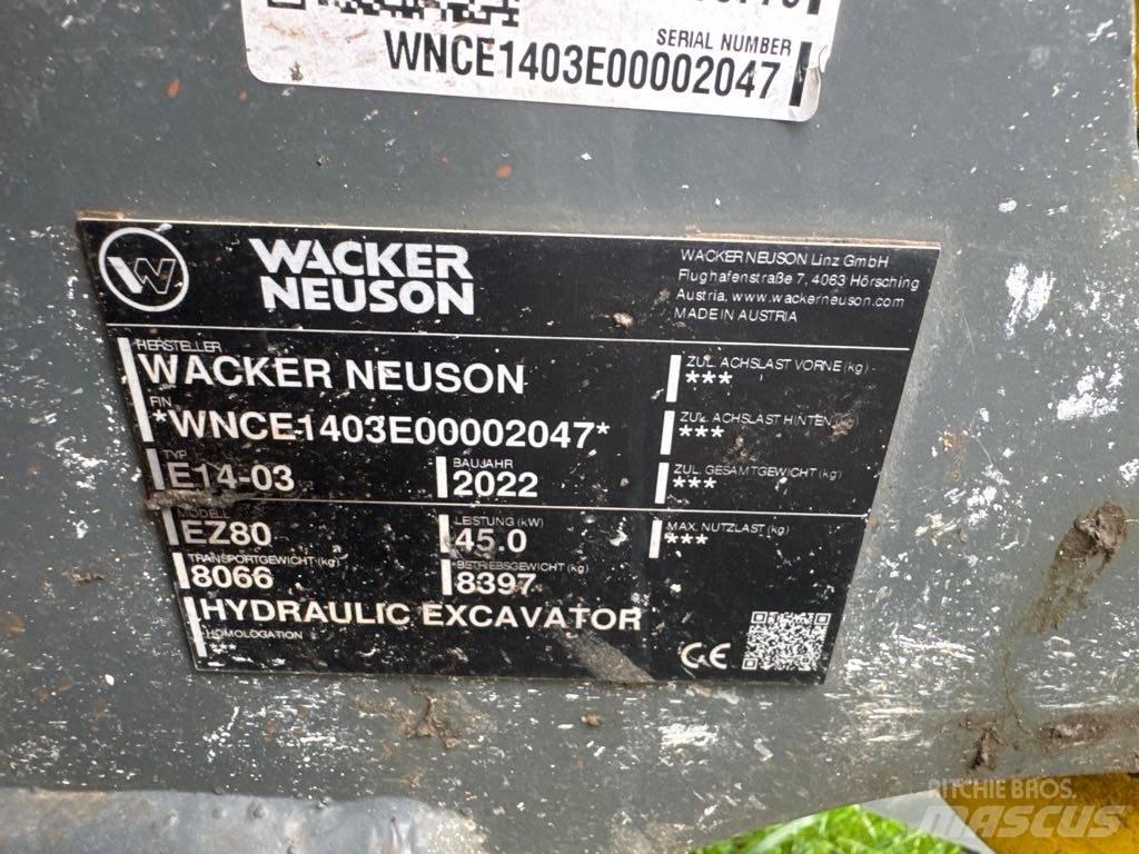 Wacker Neuson EZ80 Escavatori cingolati