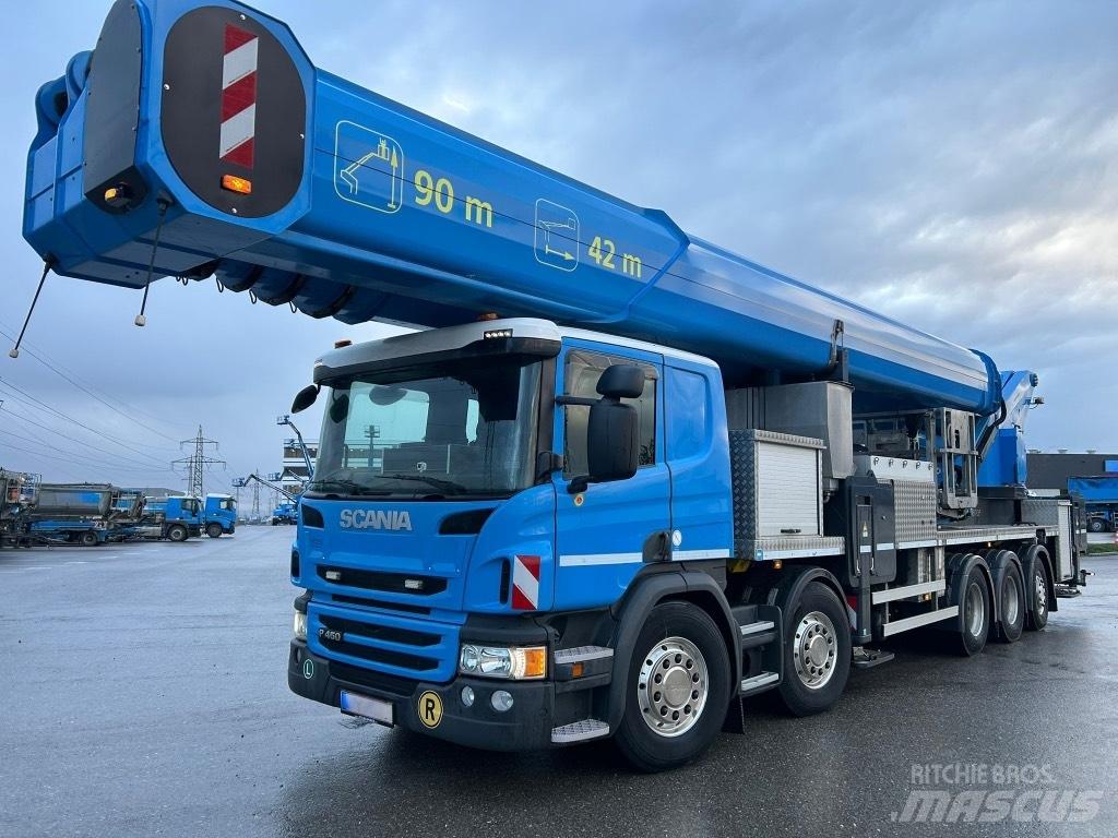 Scania P 450 Piattaforme autocarrate