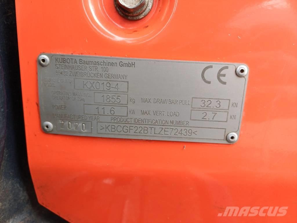 Kubota KX 019-4 Miniescavatori