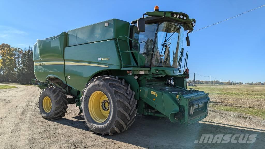 John Deere S 670 i Mietitrebbiatrici