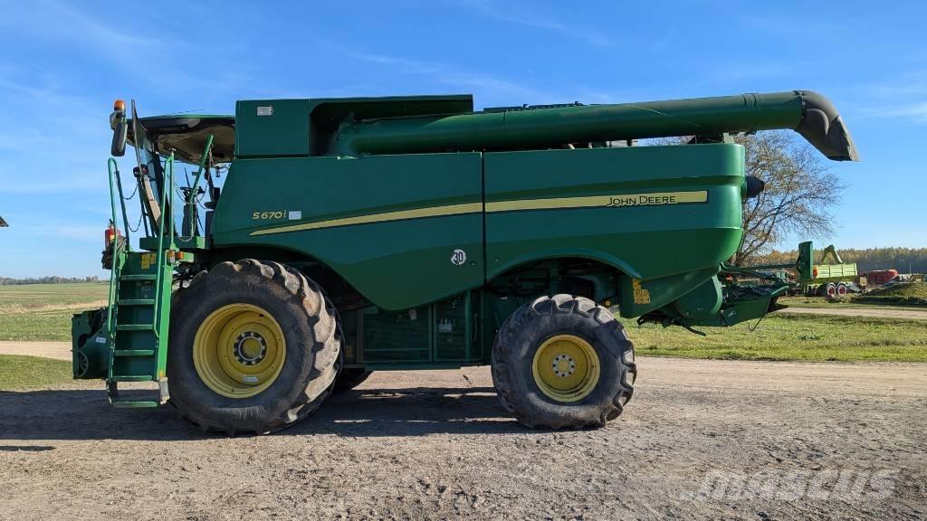 John Deere S 670 i Mietitrebbiatrici