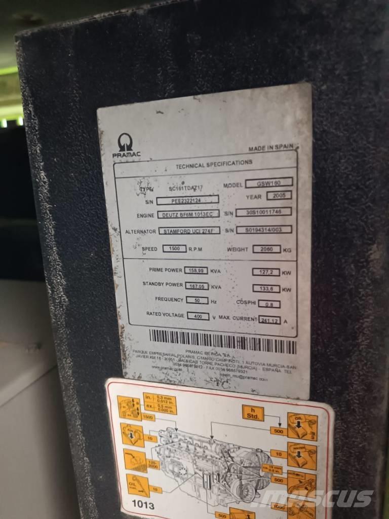 Pramac GSW 160 Generatori diesel