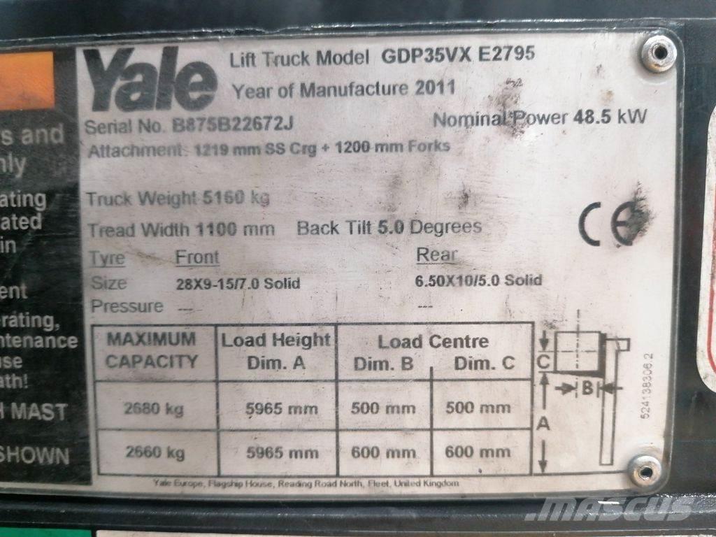 Yale GDP35VX Carrelli elevatori diesel