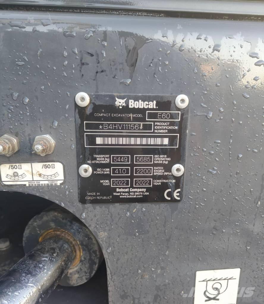 Bobcat E60 Miniescavatori